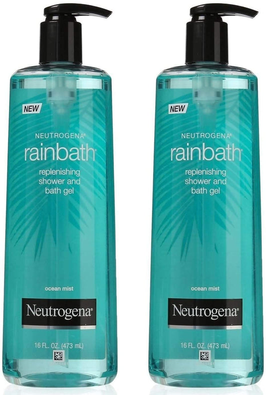 Neutrogena Rainbath 16 Ounce Ocean Mist Shower & Bath Gel (473ml) (2 Pack) Beauty & Personal Care Neutrogena