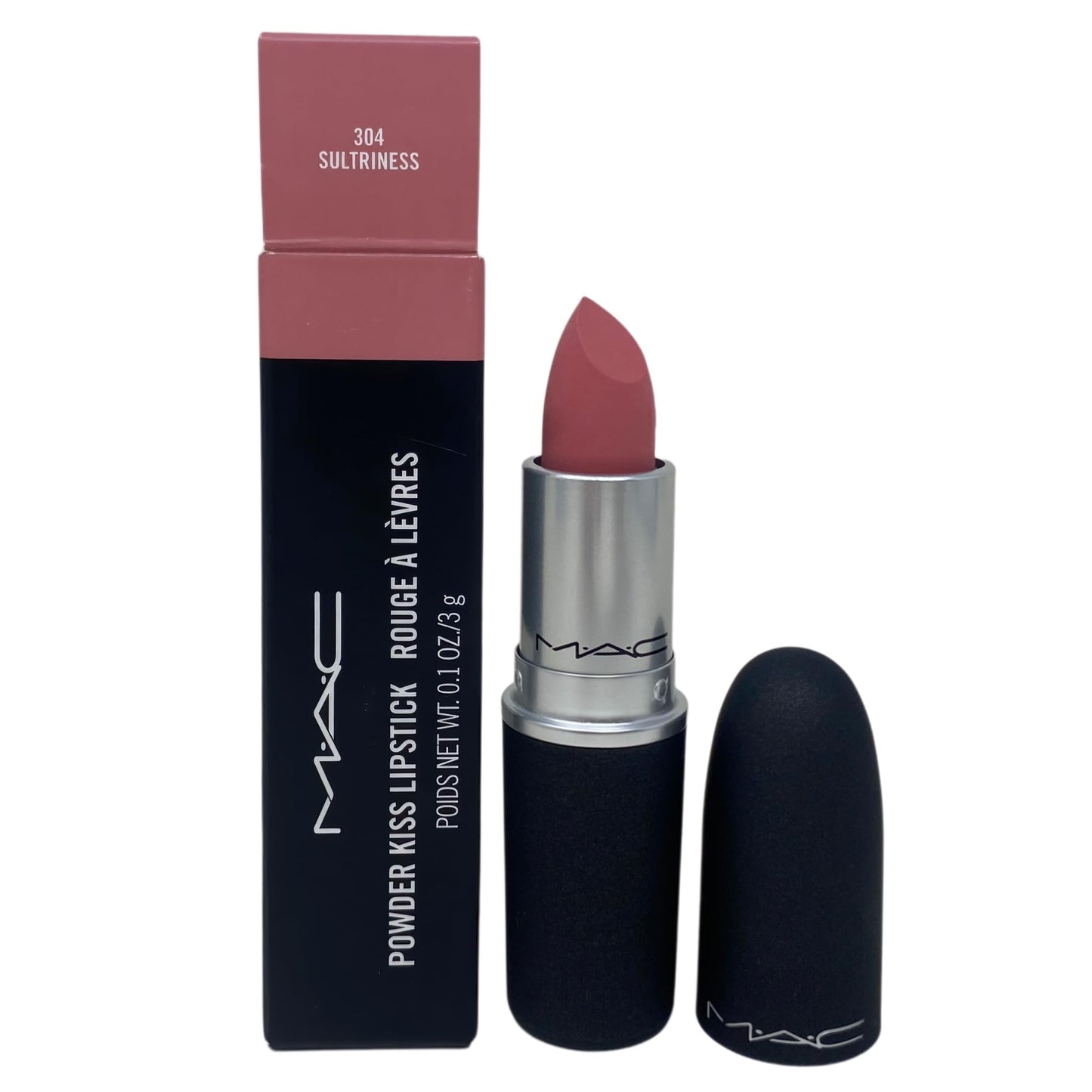 M·A·C Cosmetics Powder Kiss Lipstick - 304 Sultriness (.10 Oz / 3g) Beauty & Personal Care MAC