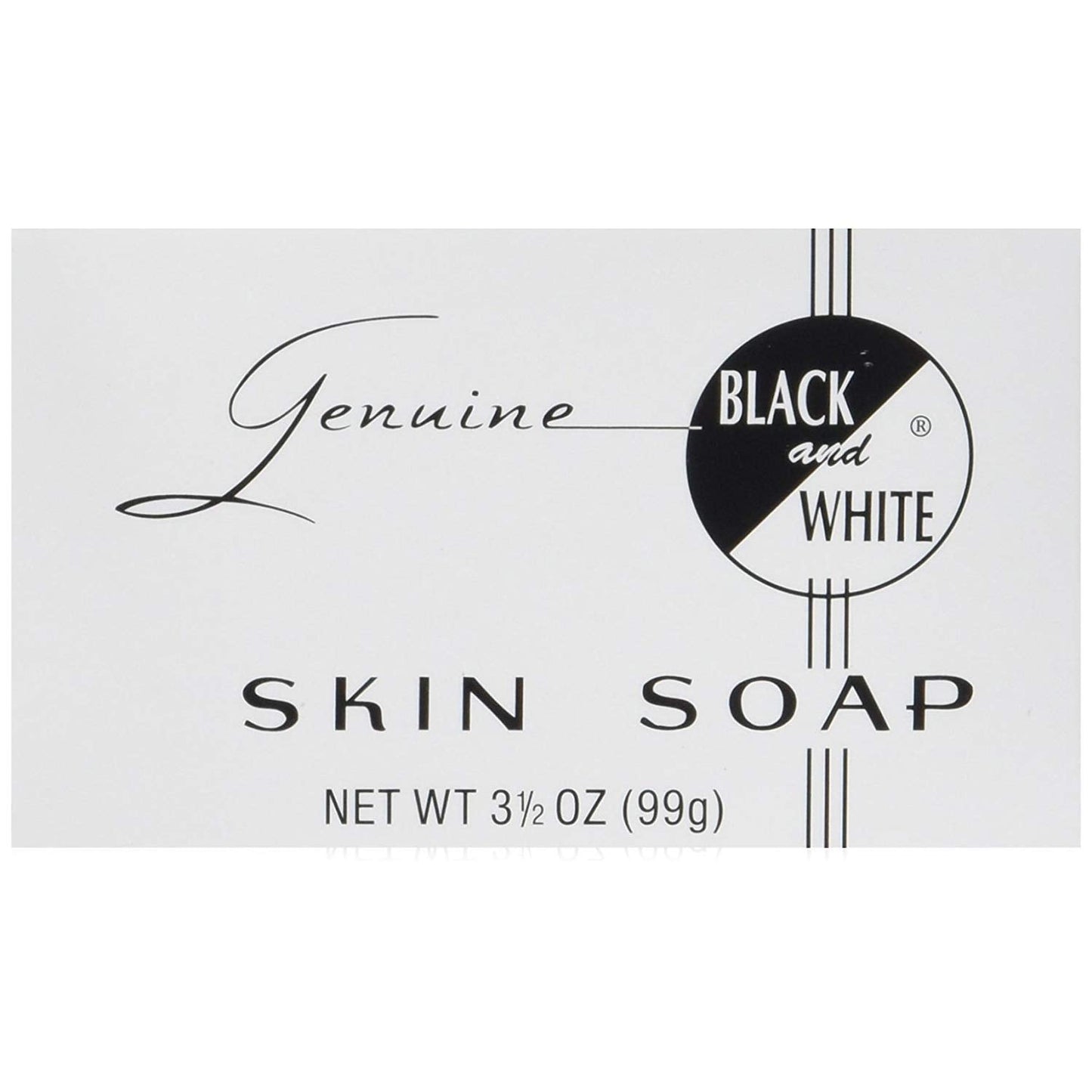 Black & White Skin Soap Bar 3.5 oz (Pack of 6) Beauty & Personal Care Blake & White