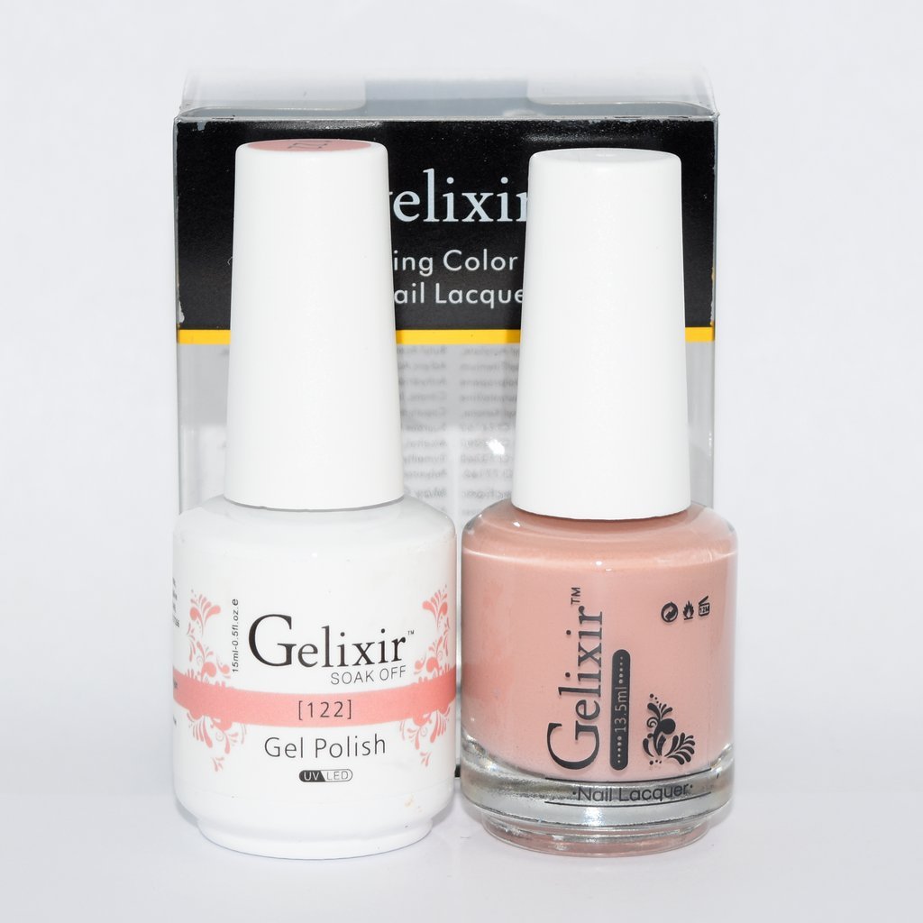 Gel Nail Polish Duo - Brown Cream by GELIXIR Beauty & Personal Care Gelixir