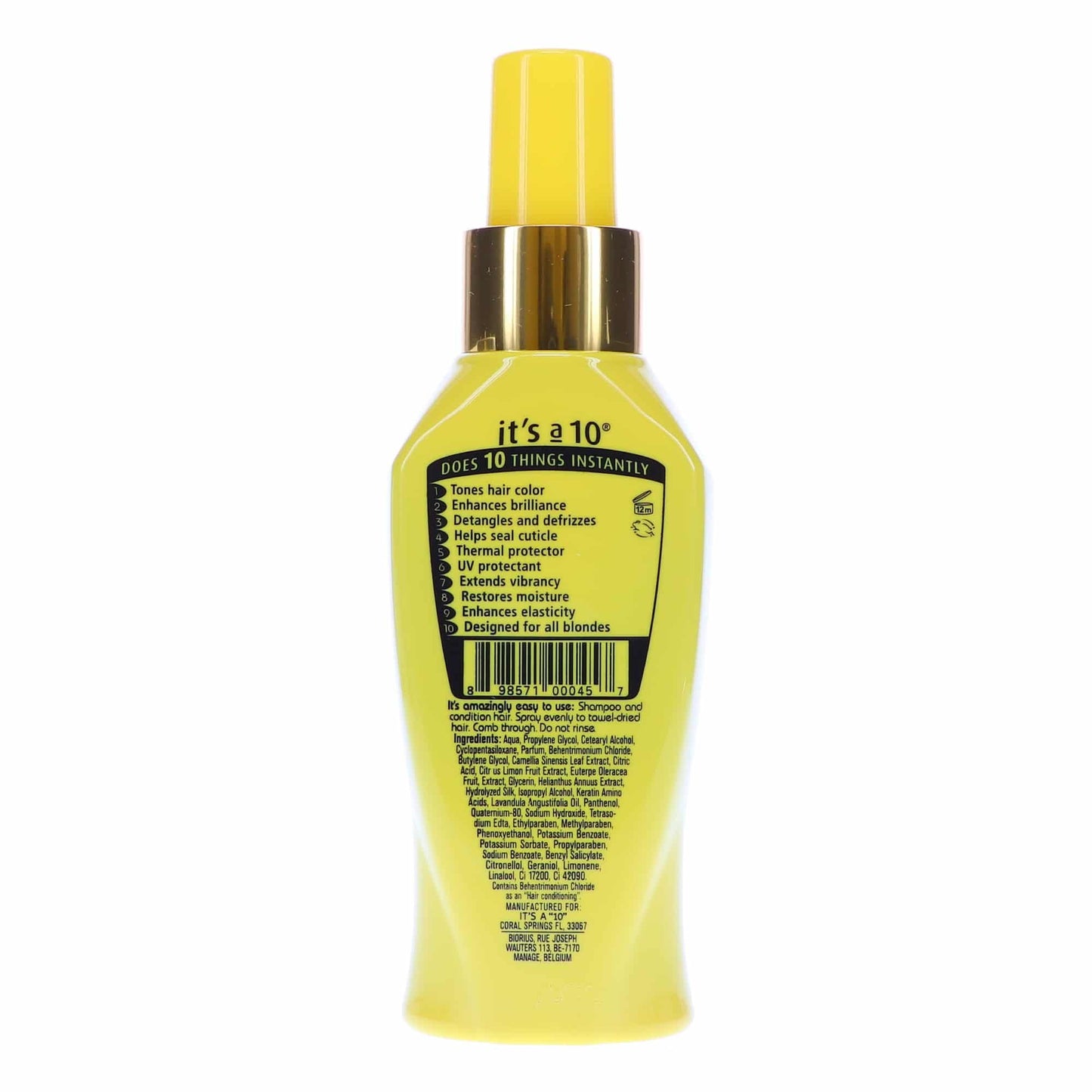 It's a 10 Haircare Blonde Miracle Leave in Treatment, 4 Ounce Beauty & Personal Care It's a 10 Haircare