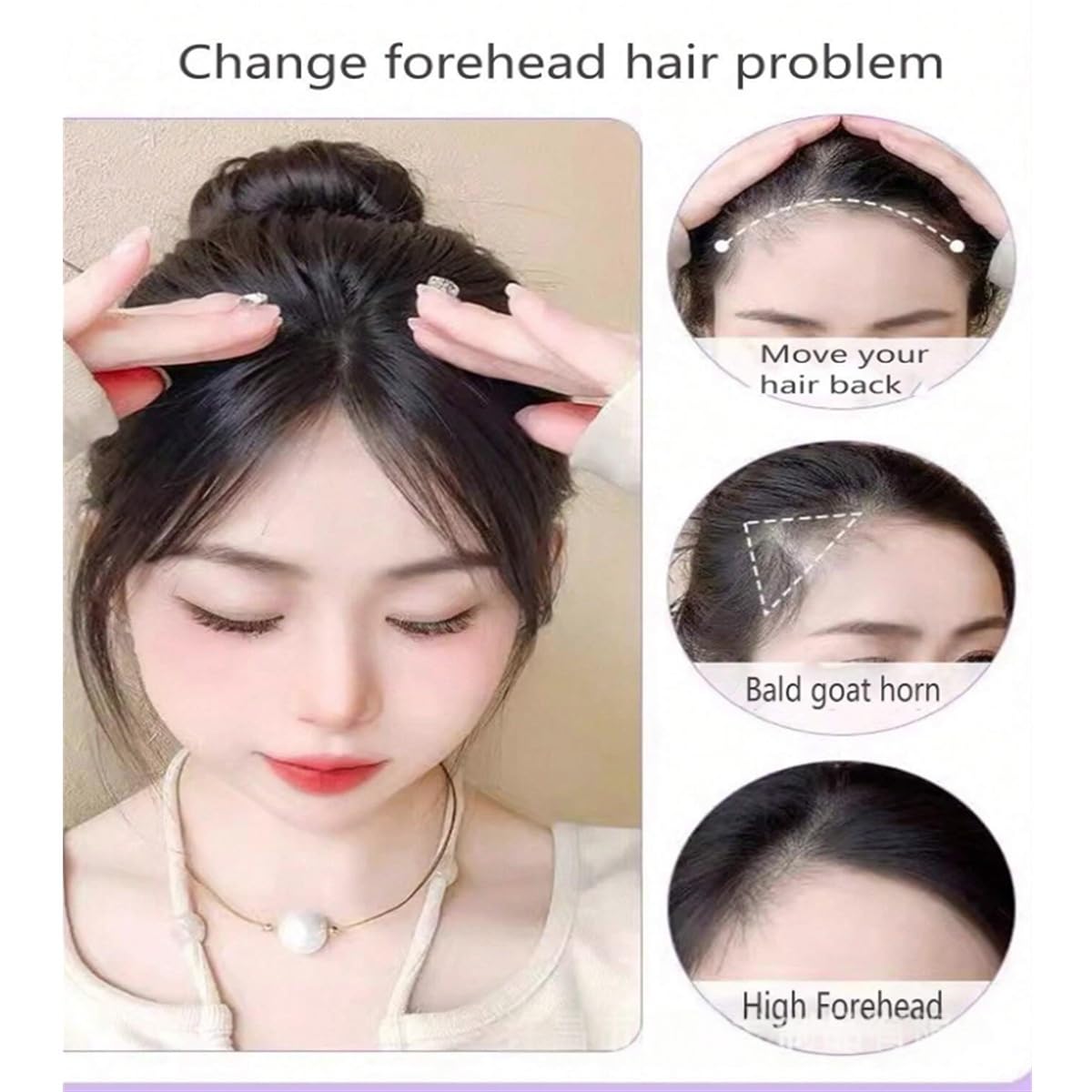 Bangs Hair Clip in Bangs Fringe with Temples Hairpieces for Women Hair Bangs Extension for Daily Wear (2#)