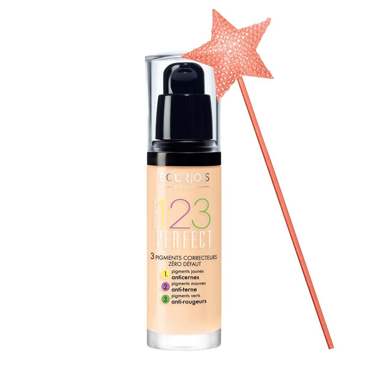 Bourjois Fond de Teint 123 Perfect Foundation for Women, # 51 Vanille Clair, 1 Ounce Beauty & Personal Care Bourjois