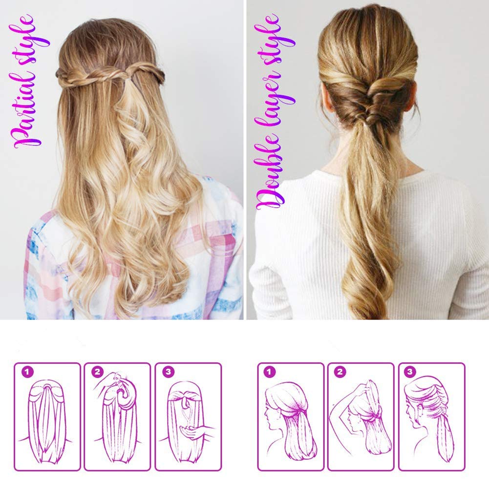 Plastic Magic Hair Braid Ponytail Maker Clip Tool Simple DIY Hair Loop Accessories Kit for Hair Styling Beauty & Personal Care Beetoo