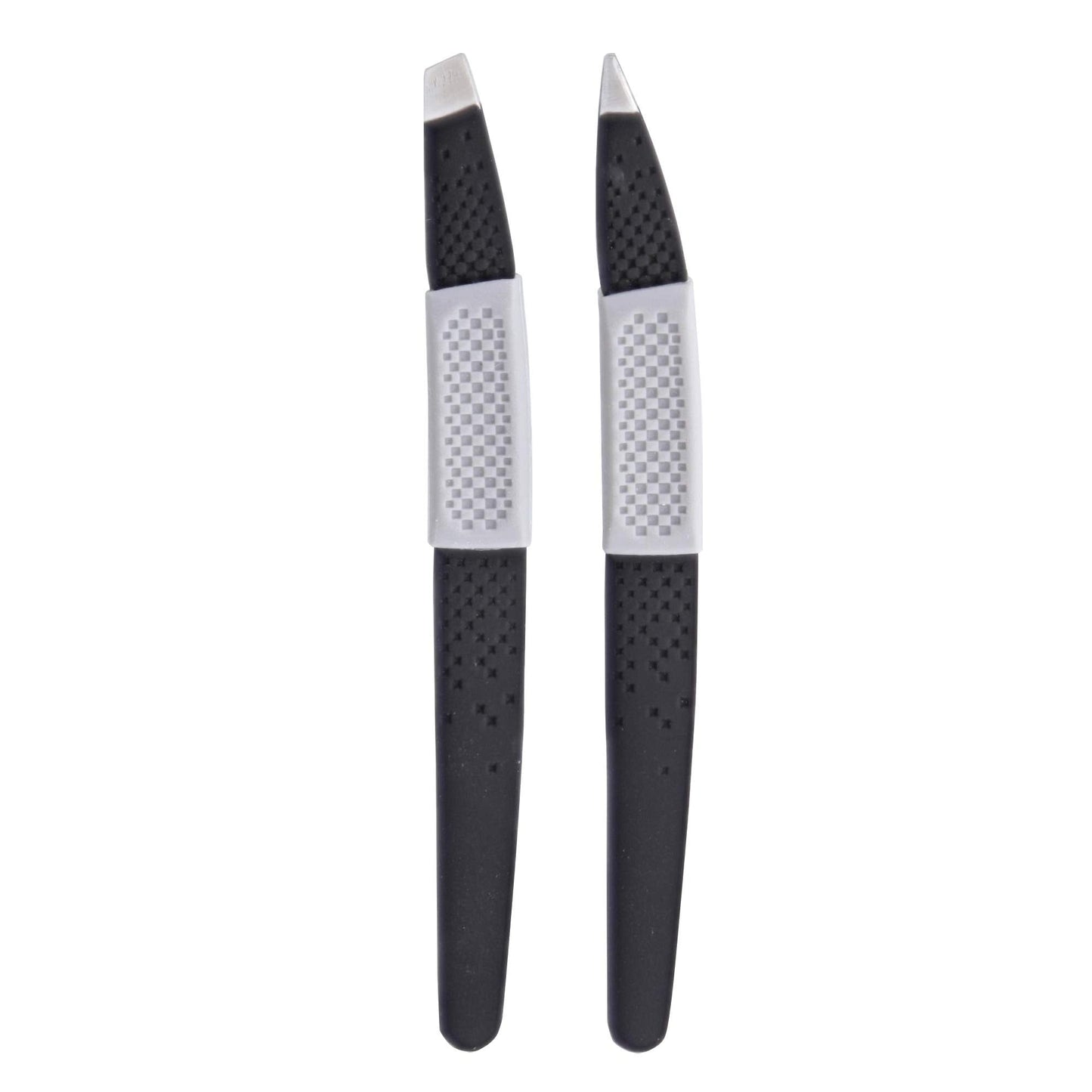 Barbasol Non Slip Stainless Steel Tweezer (2 Pack) - Slanted and Pointed Beauty and Personal Care Barbasol