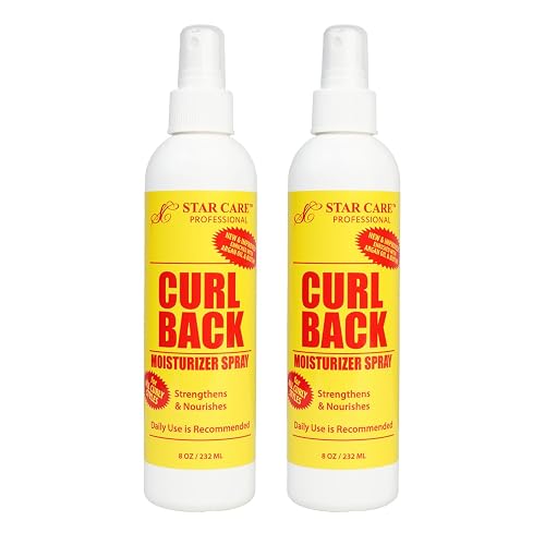 STAR CARE Professional Curl Back Moisturizer Spray - Argan Oil & Biotin Strengthening & Nourishing Hair Mist for Braids, Locks, Afros & Curly Hair Beauty & Personal Care STAR CARE