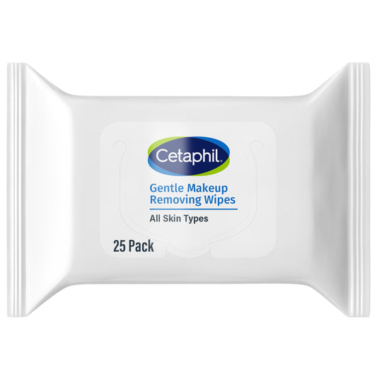 Cetaphil Gentle Removing Face Wipes, Daily Cleansing Facial Towelettes Gently Remove Makeup, Fragrance and Alcohol Free, 25 Count Beauty & Personal Care Cetaphil