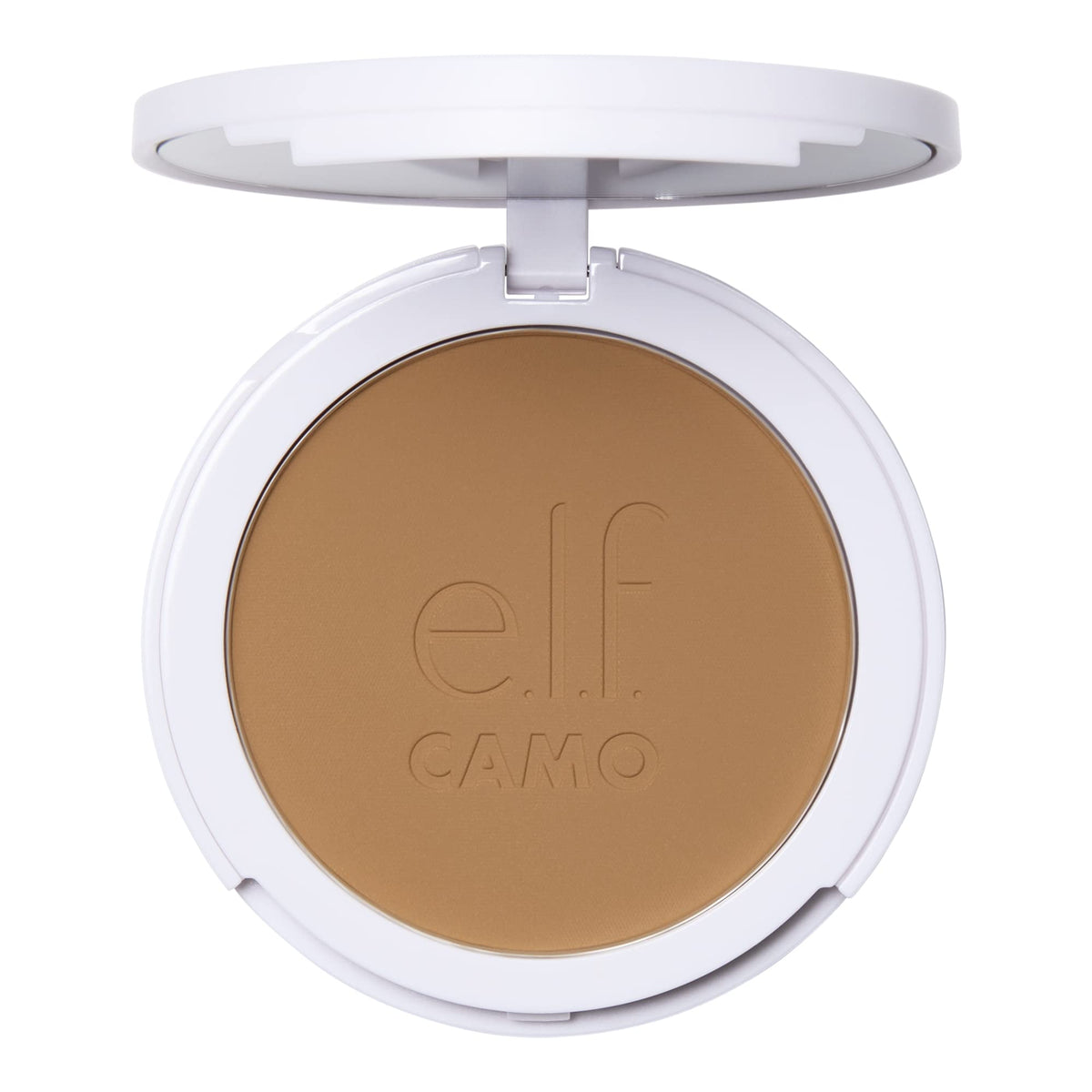 e.l.f. Camo Powder Foundation, Lightweight, Primer-Infused Buildable & Long-Lasting Medium-to-Full Coverage Foundation, Medium 330 W Beauty & Personal Care e.l.f.