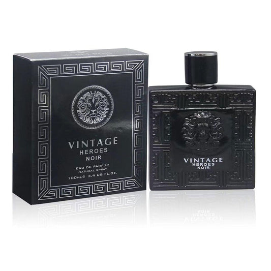 Secret Plus Vintage Heroes Noir Cologne for Men/Eau de Parfum Natural Spray Vaporizateur 3.4 oz 100 ml / FL2397 Beauty & Personal Care CEROD