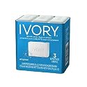 Simply Ivory Bath Bar by Ivory for Unisex - 3 x 3.1 oz Soap Beauty & Personal Care Ivory