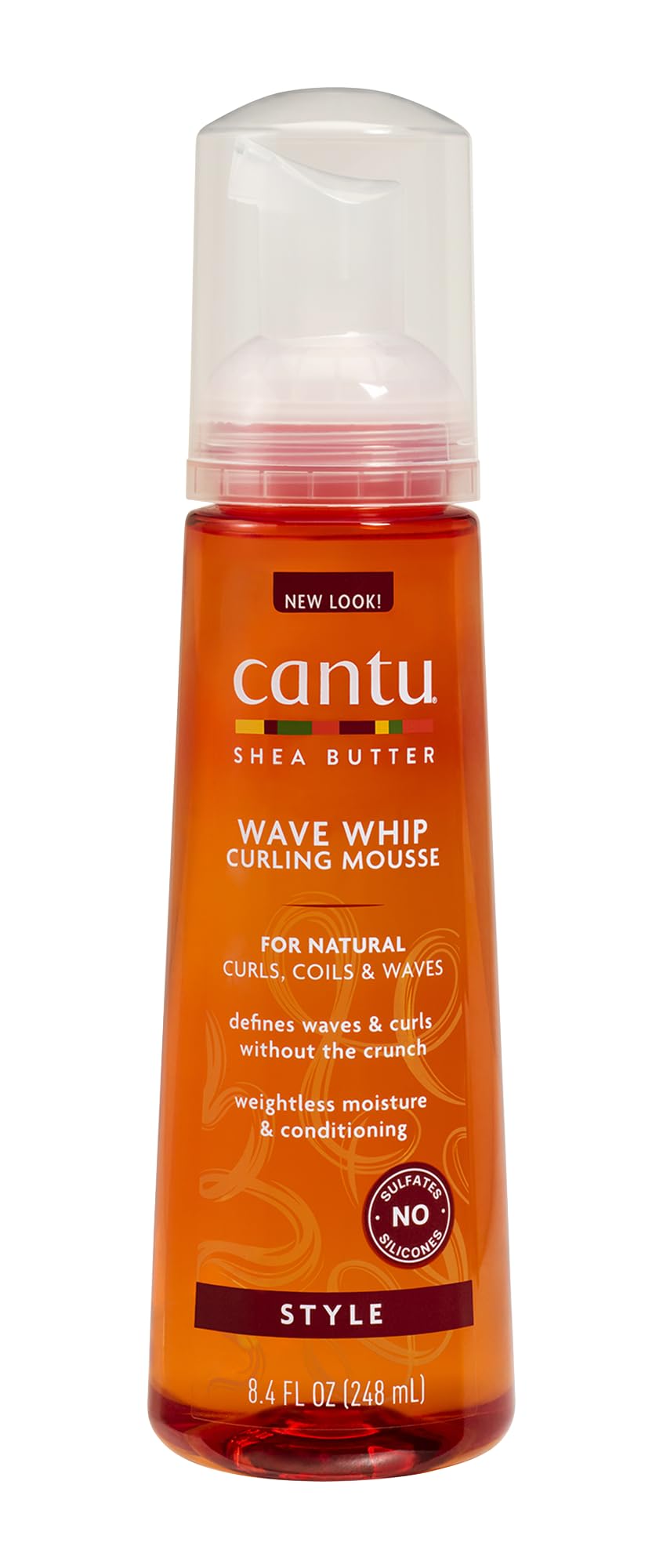 Dr Teal's Cantu Natural Hair Wave Whip Curling Mousse,8.4 oz (07570-12/3EU) Beauty & Personal Care Cantu