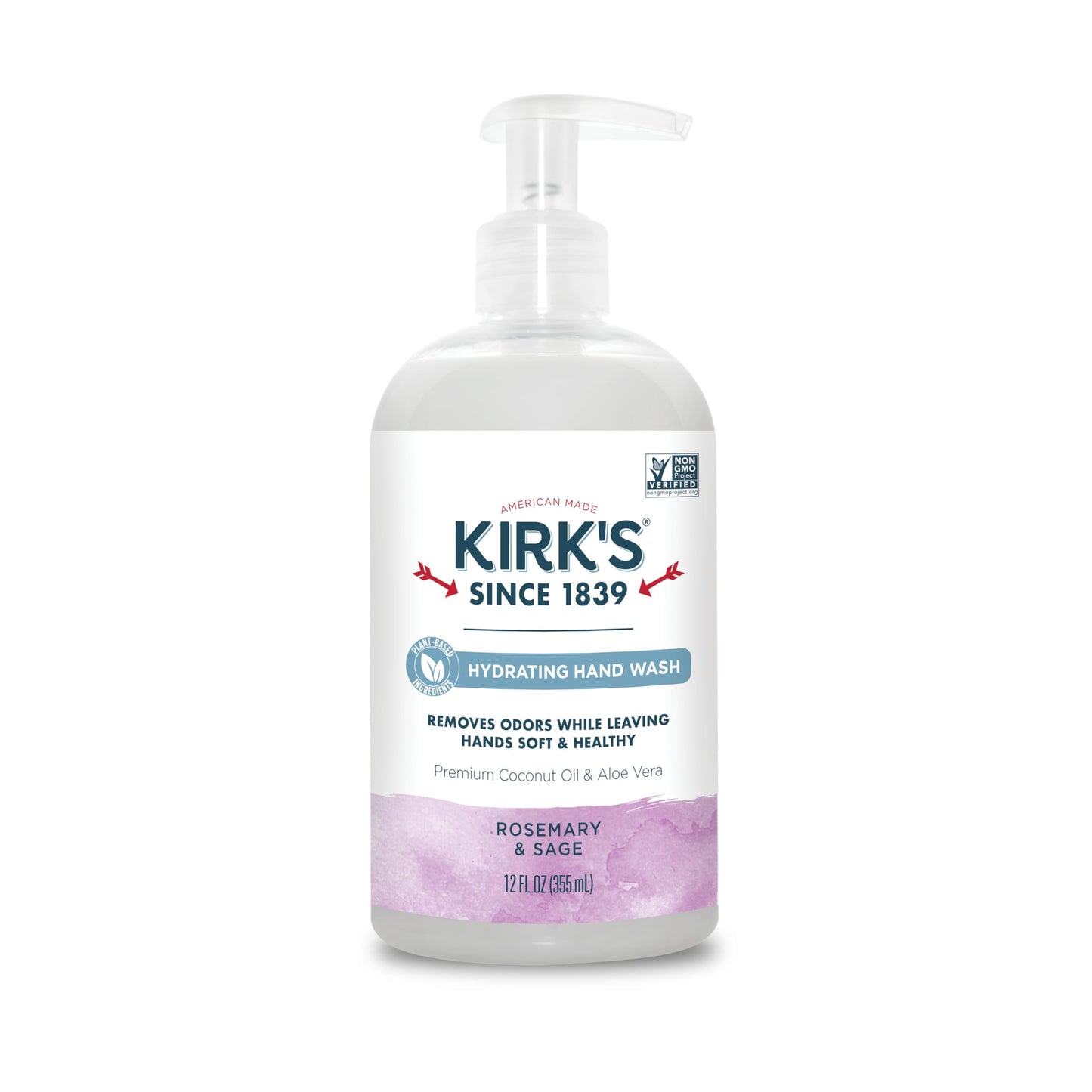 Kirk's Odor Neutralizing Hydrating Hand Soap, Rosemary Sage 12 Ounce Beauty & Personal Care Kirk's
