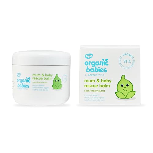 Green People Organic Babies Mum & Baby Rescue Balm - Scent Free (100ml) Beauty & Personal Care Green People