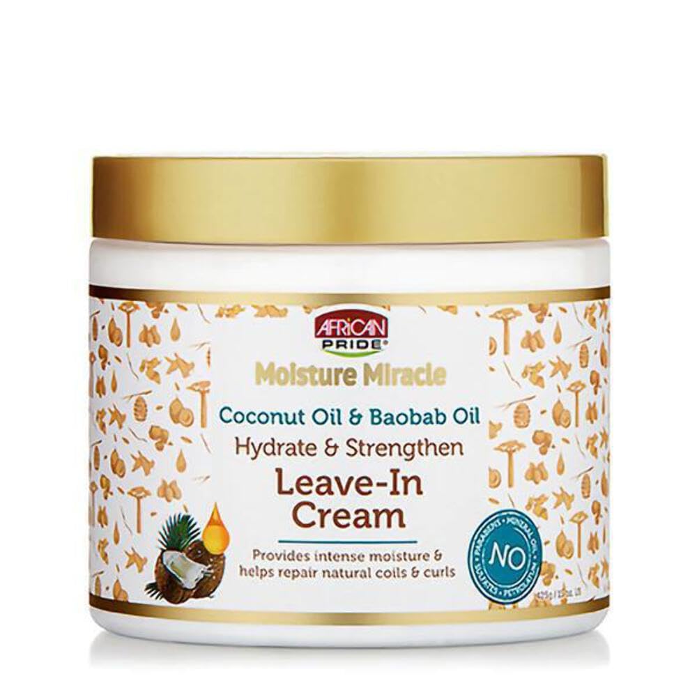 African Pride Moisture Miracle Leave in Cream 15oz Beauty & Personal Care My Africa Caribbean
