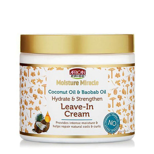 African Pride Moisture Miracle Leave in Cream 15oz Beauty & Personal Care My Africa Caribbean