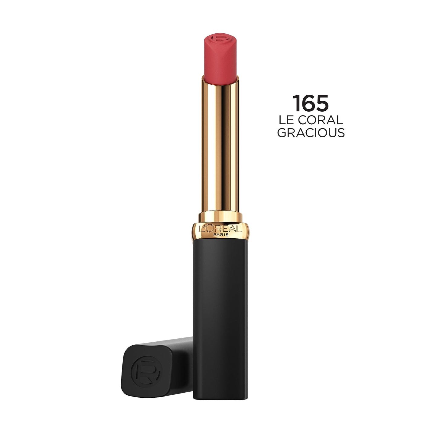 L'Oreal Paris Colour Riche Intense Volume Matte Lipstick, Lip Makeup Infused with Hyaluronic Acid for up to 16HR Wear, Le Coral Gracious, 0.06 Oz Beauty & Personal Care L'Oreal Paris