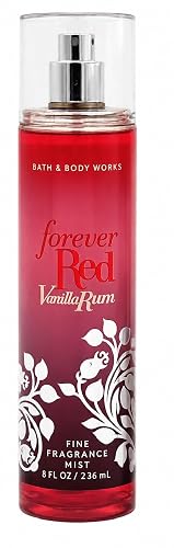 Bath & Body Works Fine Fragrance Mist - 8 oz - Forever Red Vanilla Rum Beauty & Personal Care Bath & Body Works