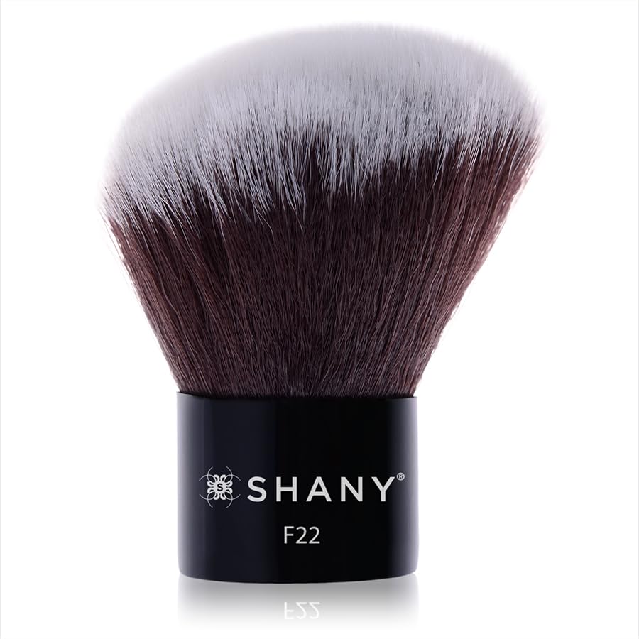 SHANY Angled Kabuki-Blush & Bronzer- Vegan-friendly, Synthetic Bristles Beauty & Personal Care SHANY
