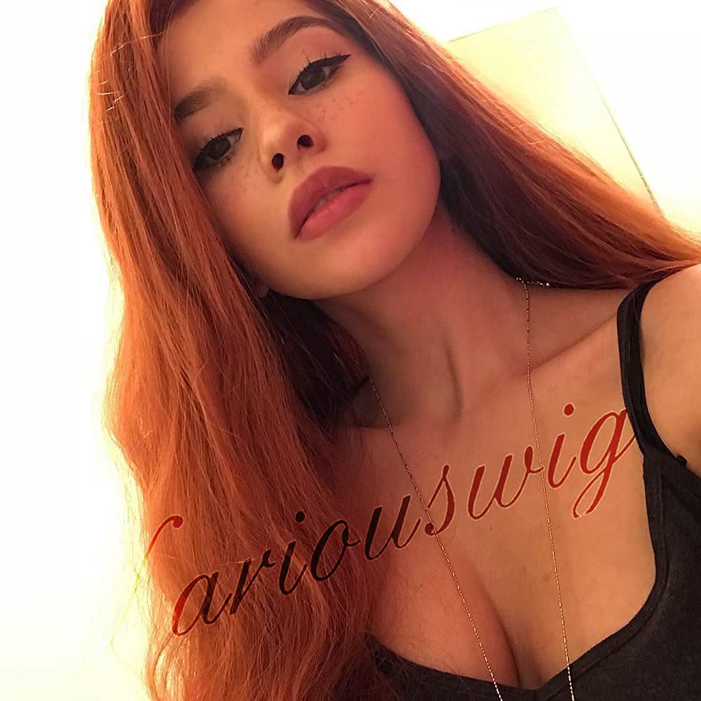 variouswig All Kinds of Everyday Natural Wigs Synthetic Lace Front Wigs Side Part Long Body Wave Heat Resistant Synthetic Wigs for Women Cosplay Party