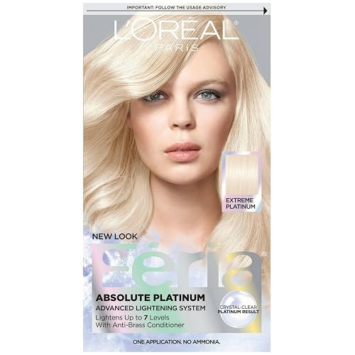 L'Oreal Feria Absolute Platinums Hair Color, Extreme Platinum 1 ea (Pack of 12) Beauty & Personal Care L'ORÉAL