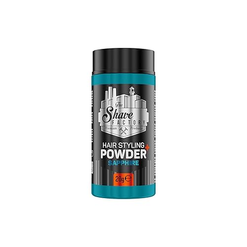 the shave factory Sapphire Hair Styling Powder (20g) - Powder Wax, Volumizing Powder for Hair with Matt Effect for Women & Men Beauty & Personal Care the shave factory