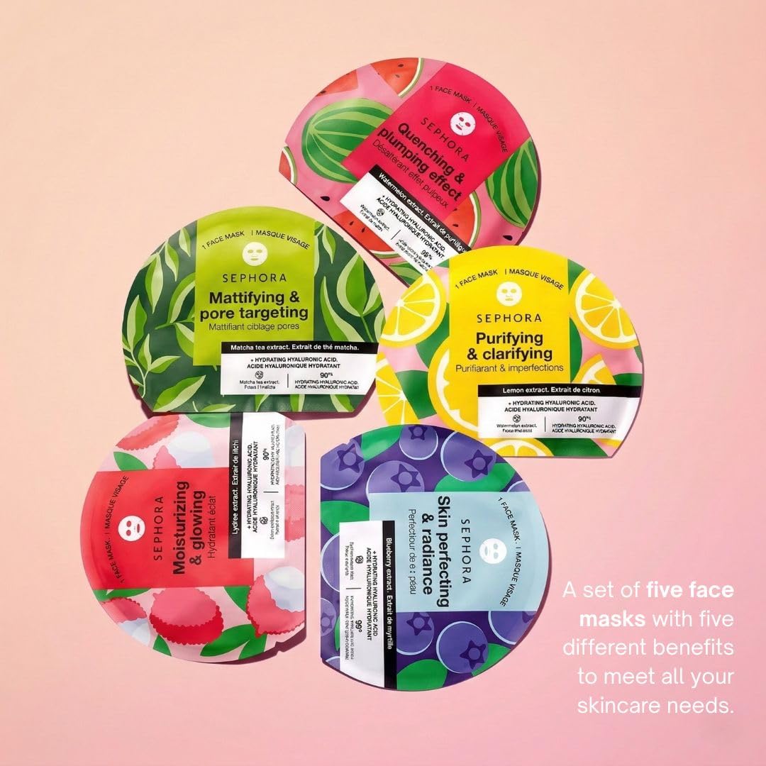SEPHORA Collection Face Mask Magic Set - 5 Hydrating Masks Beauty & Personal Care SEPHORA