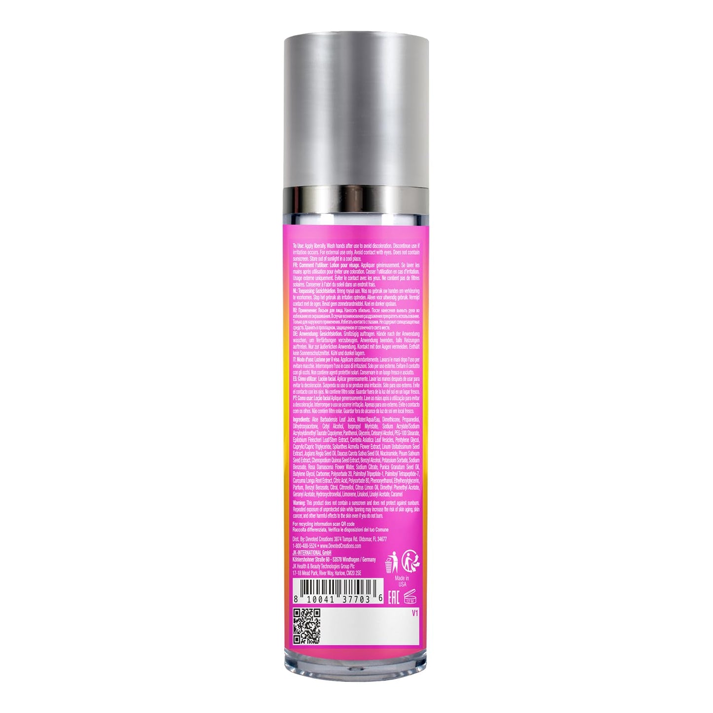 Devoted Creations Beach Bronzing Balm - Peptide & Collagen Infused pH Balancing Contour & Lift Effect Mega-Moisture Bronze Boosting Mask Beauty & Personal Care Devoted Creations
