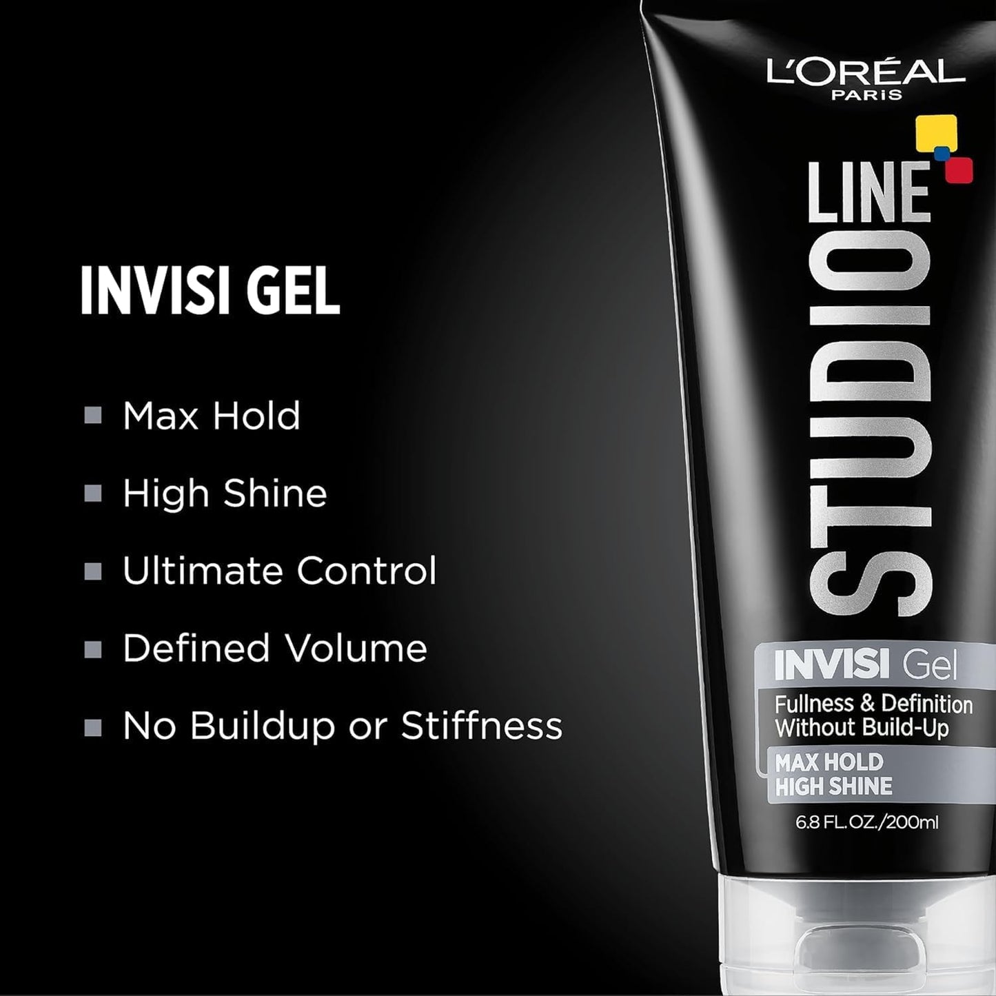 L'Oreal Paris Studio Line INVISI Gel, Strong Hold 6.80 oz (Packs of 3) Beauty & Personal Care L'Oreal Paris