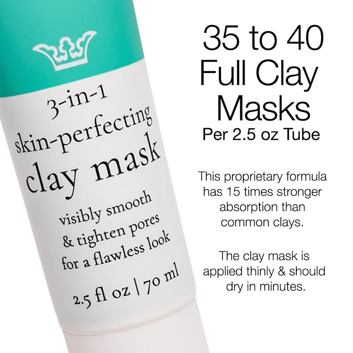 GUNILLA Skin Perfecting Clay Mask, Vegan, No Additives, 3-in-1 Deep Pore Cleansing Facial Mask, Refining, Detox & Spot Treatment, All-Natural Beauty & Personal Care Gunilla Of Sweden