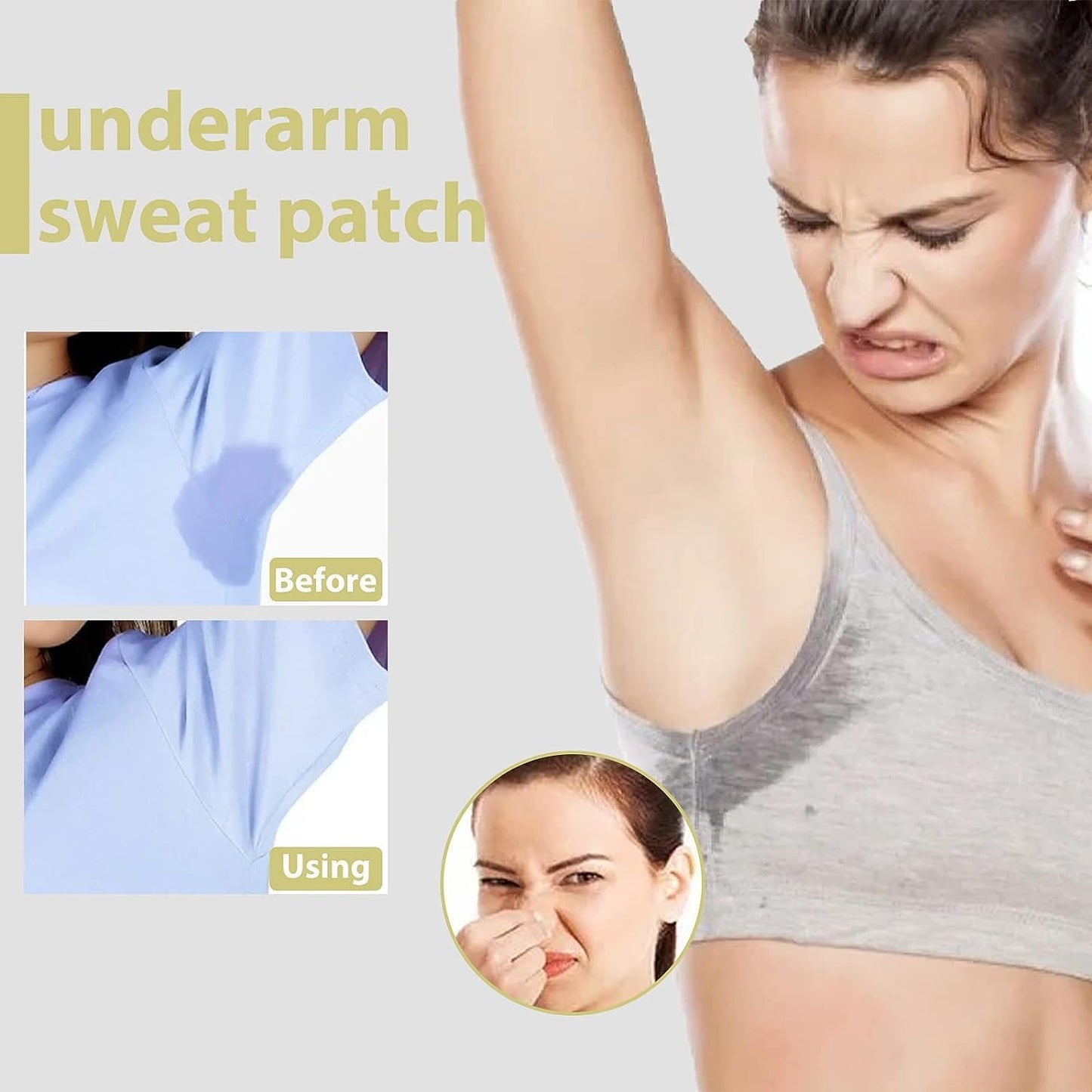 Underarm Sweat Pads, Armpit Sweat Pads ?20 PCS?, Premium Quality Fight Hyperhidrosis for Women and Men Comfortable Unflavored,Extra Adhesive Beauty and Personal Care KimDaro