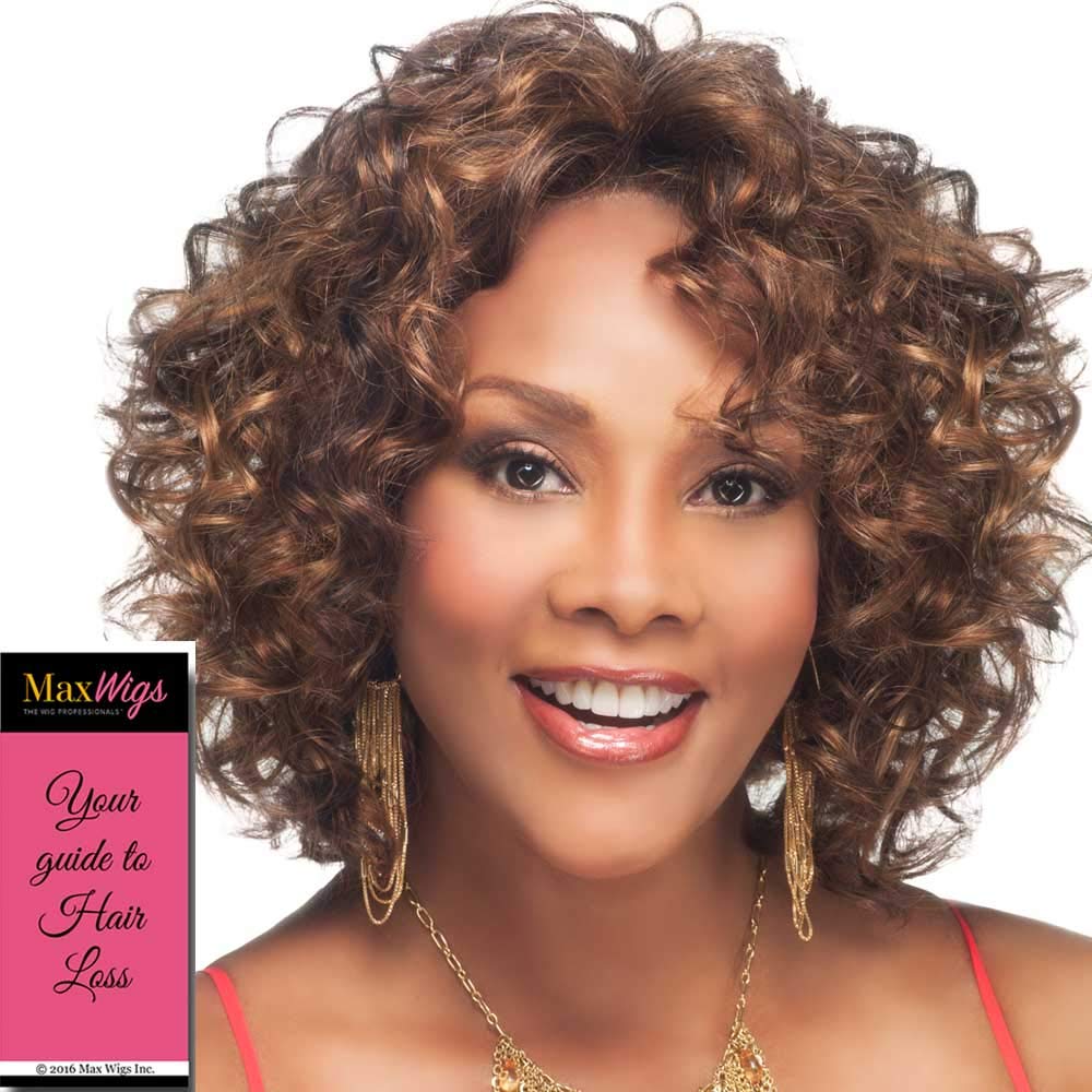 Vivica Chilli-V Wig Color 2 Fox Wigs 12" Lace Front Soft Layers Loose Curly Heat Resistant Synthetic Babay Hairs