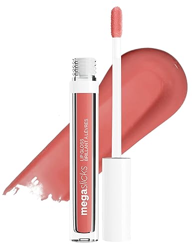 wet n wild MegaSlicks Lip Gloss, Ultra-Glossy, Vitamin-E Enriched, Ultra-Gloss High Shine Moisturizing, Cruelty-Free & Vegan - Attitude Check Beauty & Personal Care wet n wild