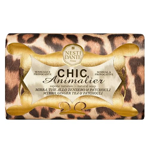 Nesti Dante Chic Animalier Natural Soap - Myrrh, Ginger Tea & Patchouli 250g/8.8oz Beauty & Personal Care Nesti Dante