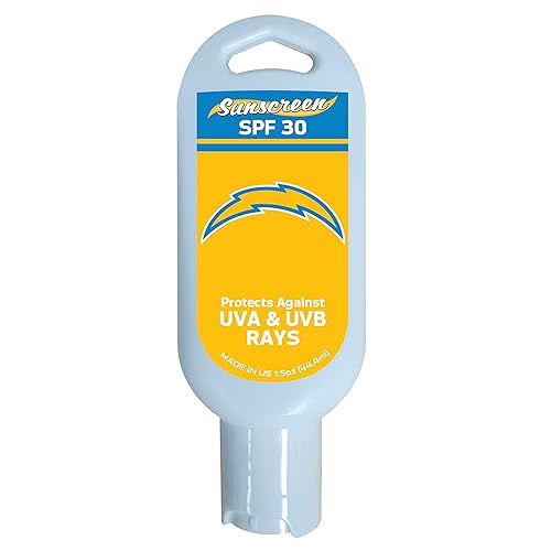 FANMATS 34686 Los Angeles Chargers 1.5oz SPF 30 Sunscreen Beauty & Personal Care FANMATS