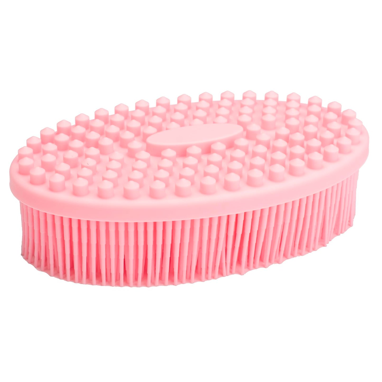 DNC Exfoliating Silicone Body Scrubber Shower Bath Body Brush Easy to Clean, Lathers Well, Eco Friendly (Pink) Beauty & Personal Care DNC