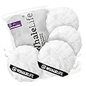 Loofah Sponge Bath Sponge for Women Men 4 Pack (White Rough Surface) Beauty & Personal Care WhaleLife