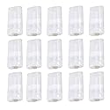 20 Pcs 15ML Clear Empty Plastic Oval Deodorant Containers Lipstick Lip Balm Tubes 0.5 Oz Oval Twist-Up Refillable Tubes BPA Free for DIY Lip Balm Beauty & Personal Care Qixivcom
