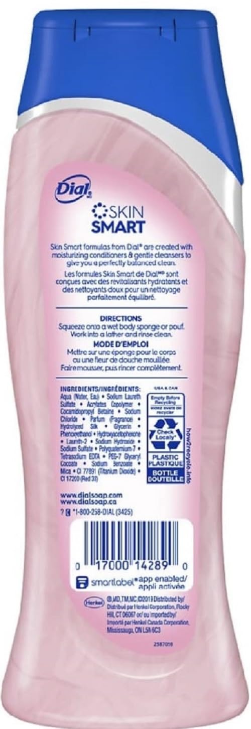 Dial Moisturizing Body Wash - Silk & Magnolia - Net Wt. 16 FL OZ (473 mL) (1 Bottle) (1) Beauty & Personal Care Dial