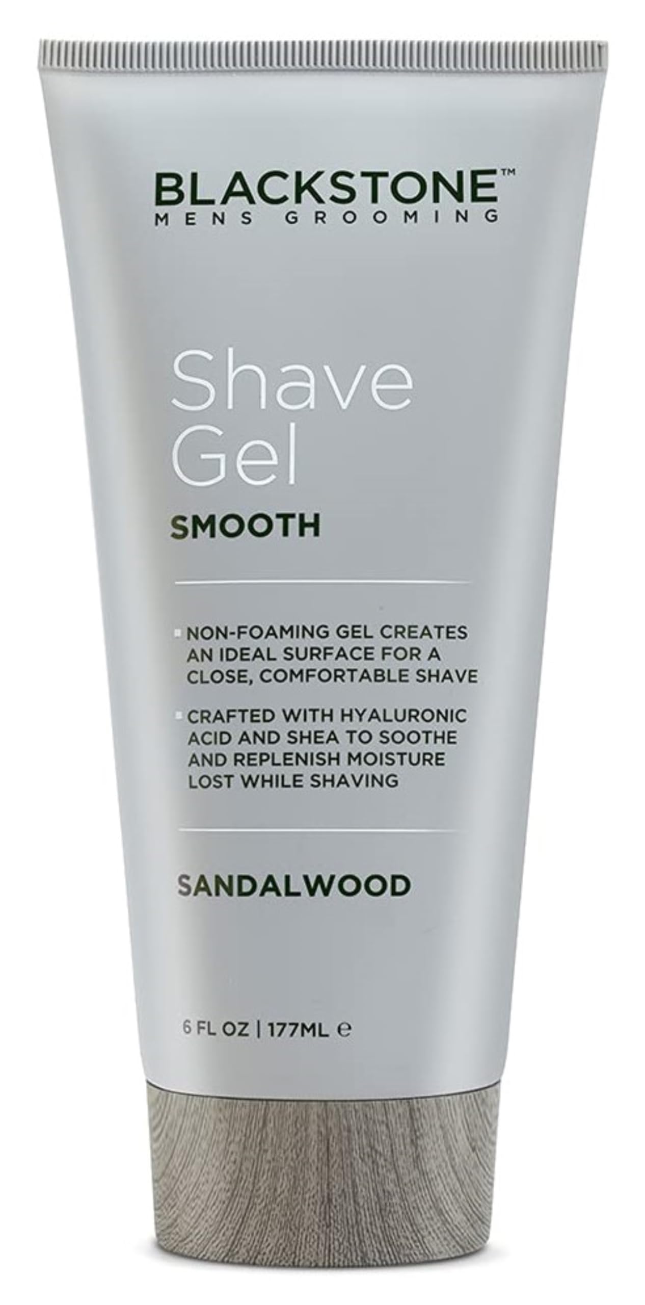 Blackstone Men's Grooming Smooth Shave Gel - Non Foaming for a Smooth Comfortable Shave - Hyaluronic Acid, Shea, Peppermint & Tea Tree - Cool, Soothe… Beauty & Personal Care Blackstone