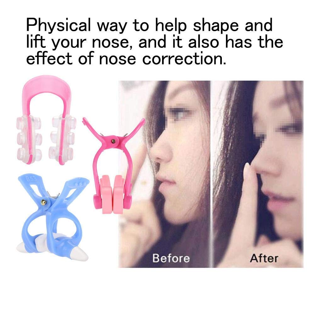 Pongnas Nose Shaper, 3pcs Nose Shaper Lifter Clip, Soft Silicone Corrector for Slimming, Bridge Straightener Corrector for Women and Men Beauty and Personal Care Pongnas