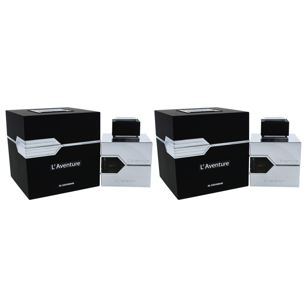 Al Haramain L'aventure Eau De Parfum Spray for Men, 3.4 Fl Oz (Pack of 2) Beauty & Personal Care Al Haramain