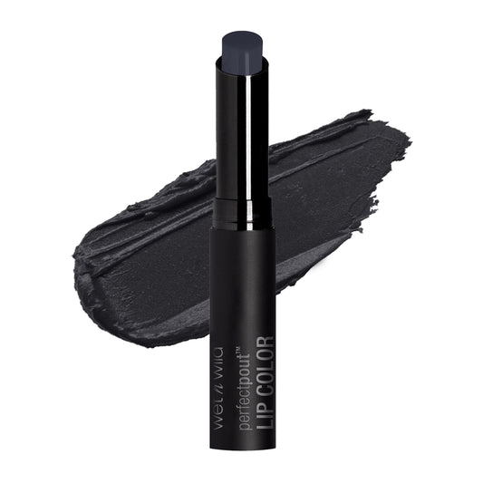 wet n wild Perfect Pout Lipstick, Black Power Outage Vegan | Gluten-Free | Cruelty-Free | Lip Color Beauty & Personal Care wet n wild