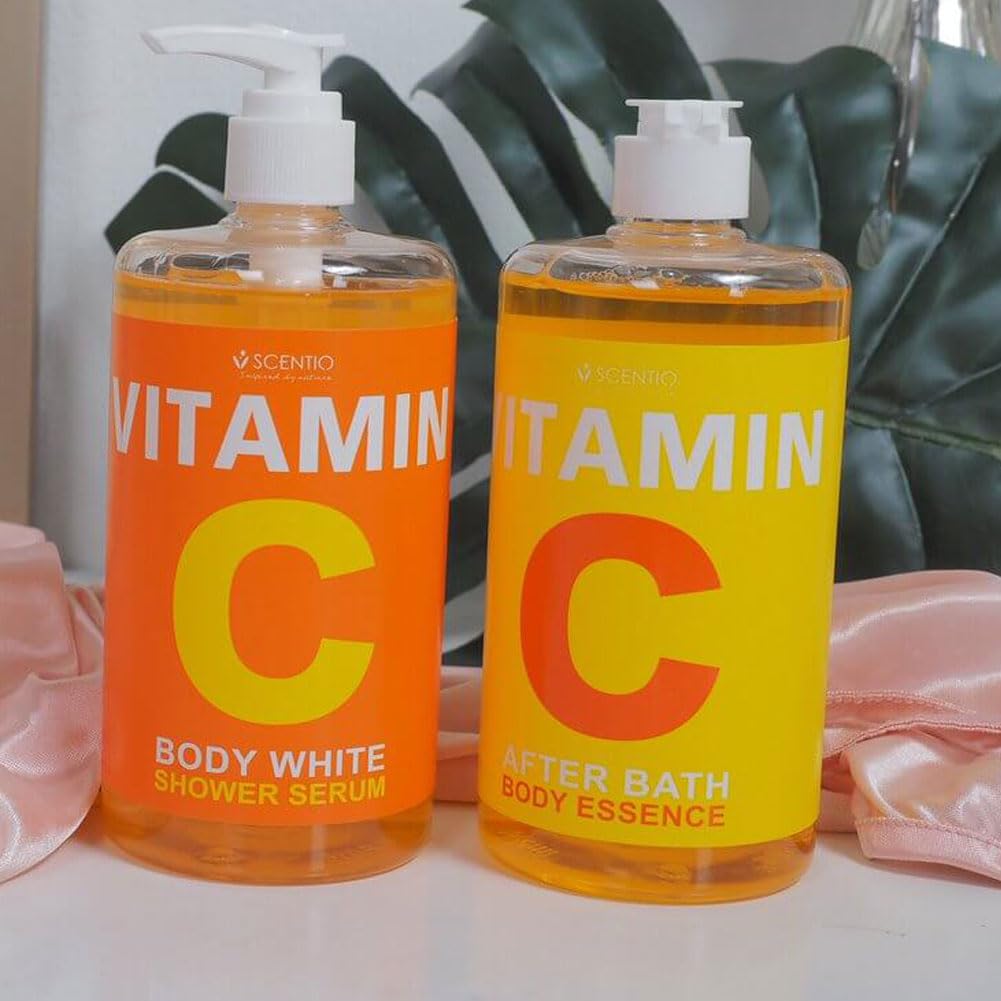 SCENTIO Vitamin C After Bath Body Essence 450 ML., 15.87 Fl Oz (Pack of 1) Beauty & Personal Care SCENTIO