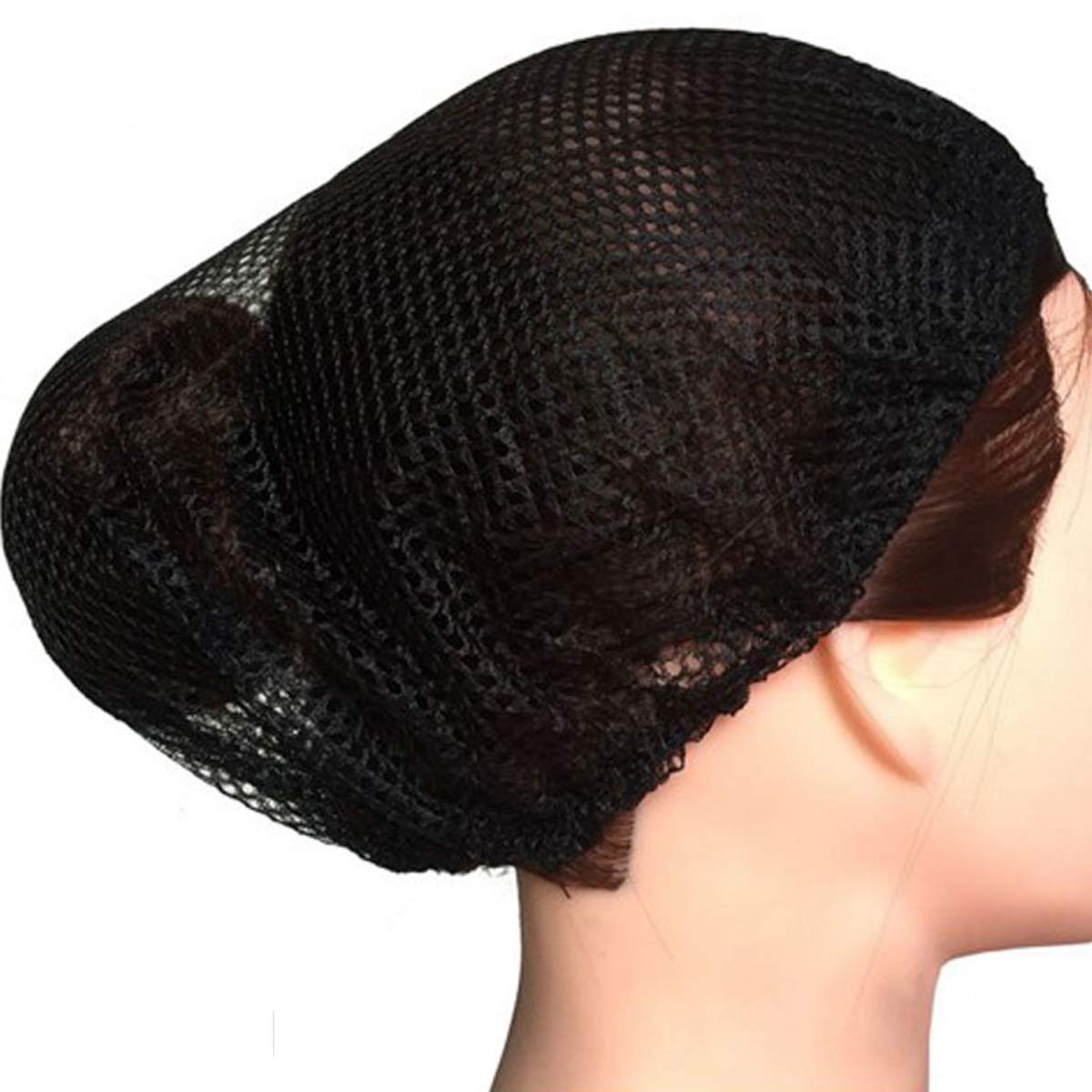 12Pcs Hair Net Elastic Mesh Caps Snood Head Covers Size for Cosmetics Kitchen Cooking Beauty and Personal Care Lurrose