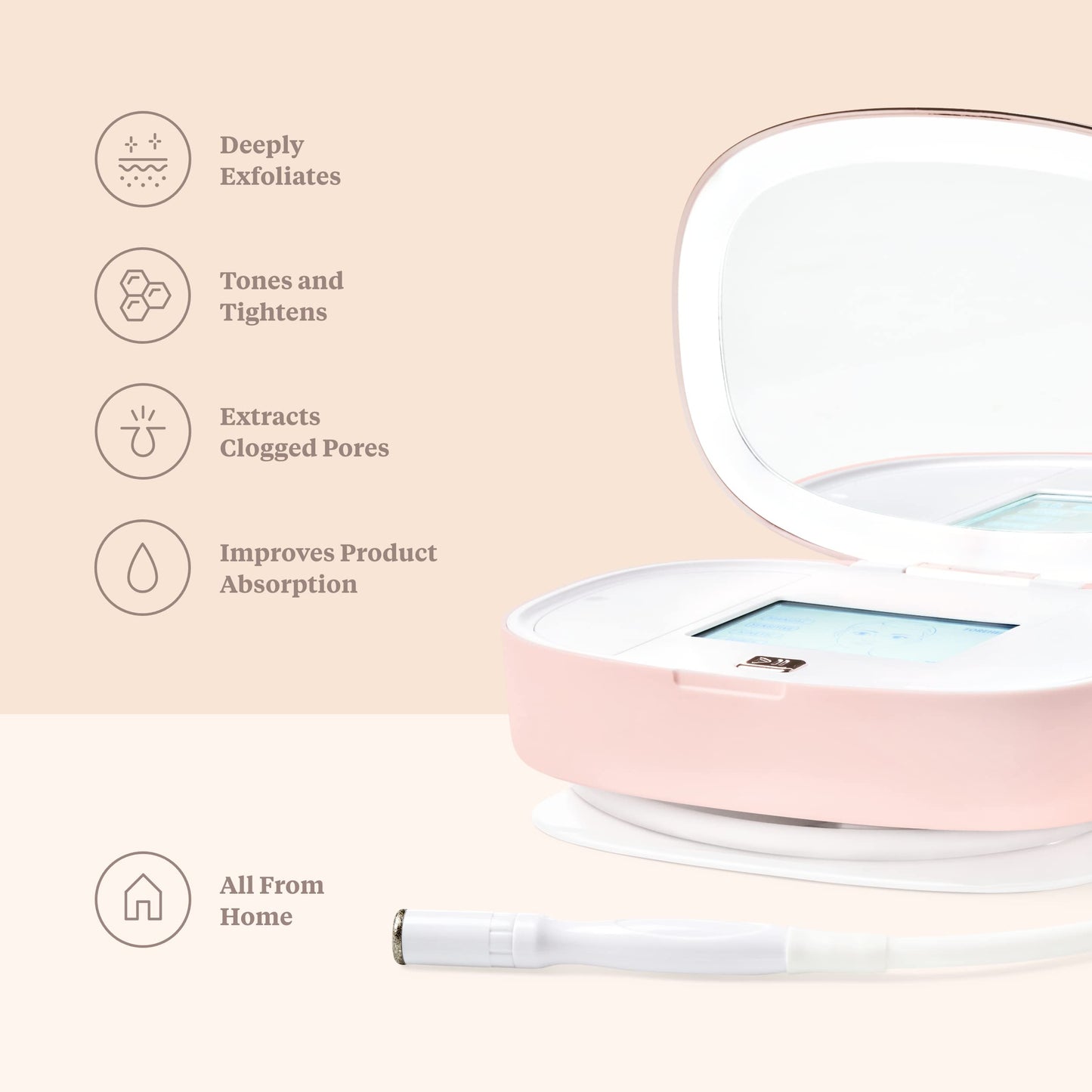 Trophy Skin UltradermMD - 3 in 1 Home Spa Microdermabrasion - Deep Skin Exfoliator Machine with Real Diamond and Pore Extractor Tips - Rejuvenate Face Beauty & Personal Care Trophy Skin