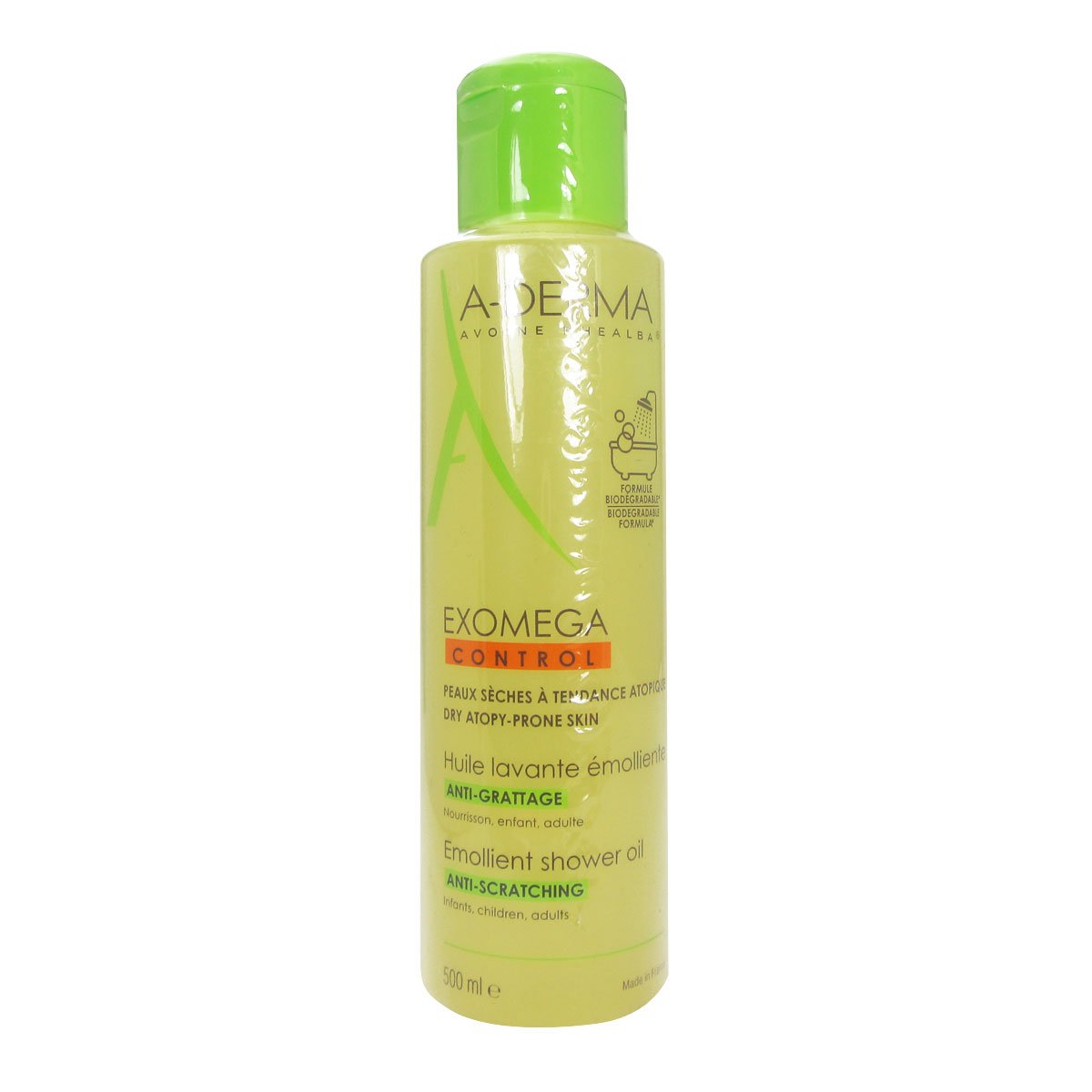 A-derma Exomega Control Shower And Bath Oil 500ml Beauty and Personal Care A-Derma