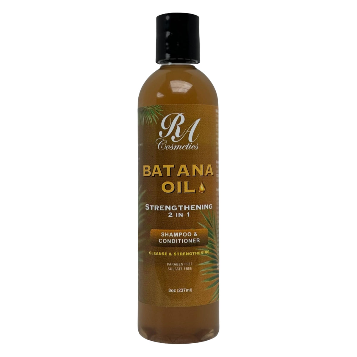 RA COSMETICS Batana Oil 2-in-1 Strengthening Shampoo & Conditioner - Promotes Hair Growth, Reduces Hair Thinning, Hydrates & Repairs Dry, Damaged Hair
