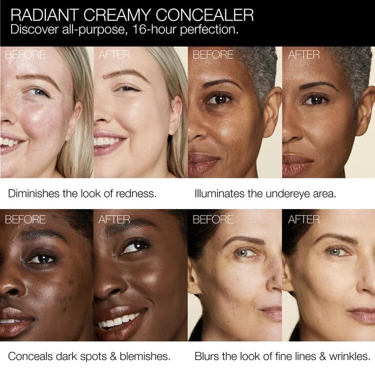 NARS Radiant Creamy Concealer Nougatine, 0.22 Fl Oz Beauty & Personal Care NARS