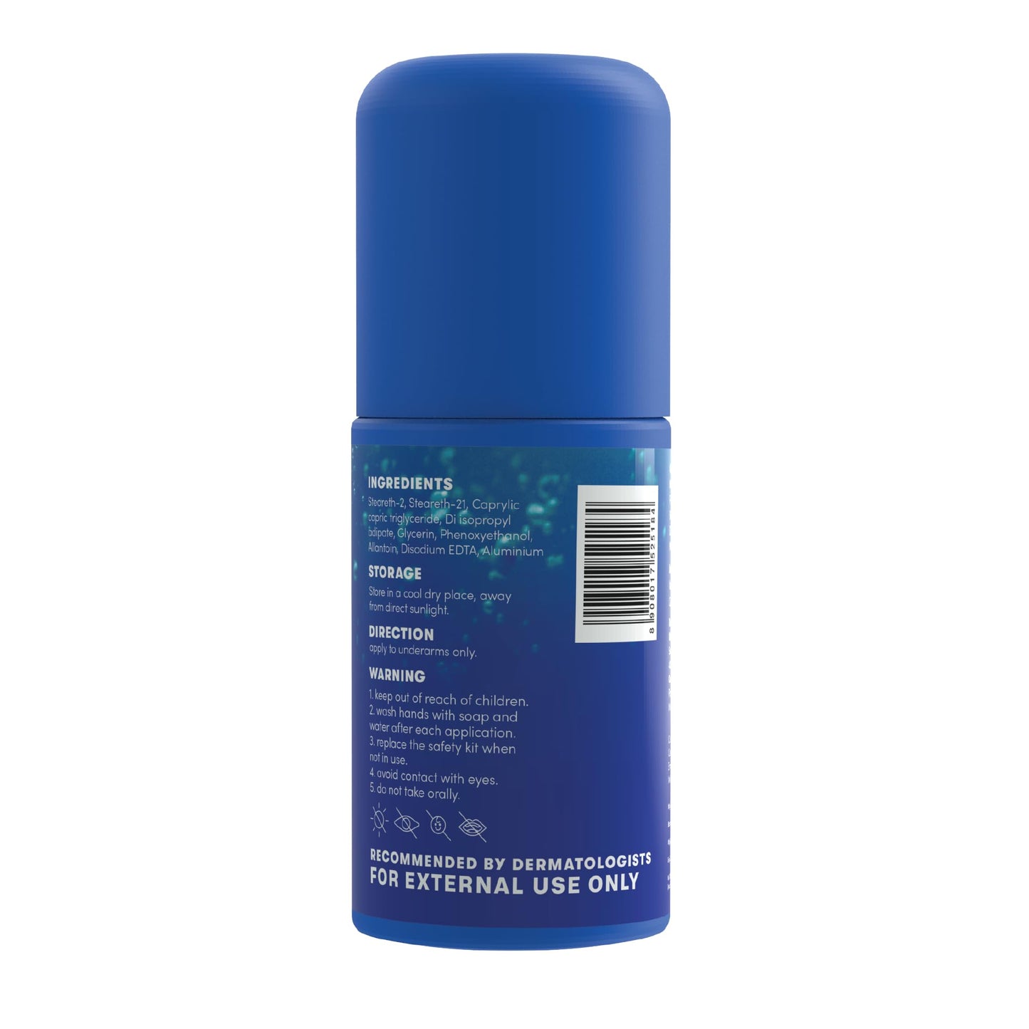 Bold Care Ocean Fresh Antiperspirant & Anti-sweat Deodorant Roll-on - Controls Sweat & Removes Body Odour - All-Day Freshness For Men - Alcohol-Free Beauty and Personal Care BOLD CARE
