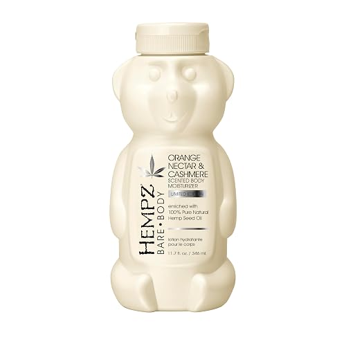 Hempz Bare Body Limited Edition Orange Nectar & Cashmere Herbal Body Moisturizer 11.7 oz. Beauty & Personal Care Hempz